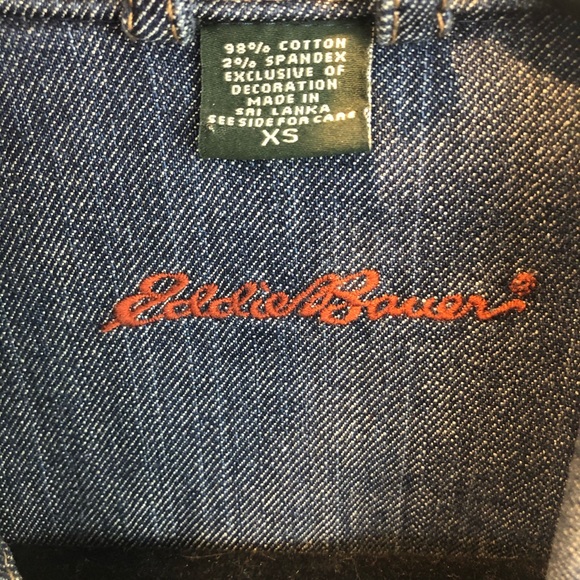 Eddie Bauer Jean Jacket NWOT - Picture 2 of 5